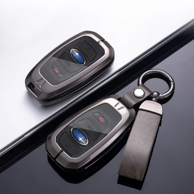 

Zinc Alloy Car Key Case Cover For Subaru Legacy Remote Control Protector For Subaru Legacy Key Holder Shell Auto Accessories