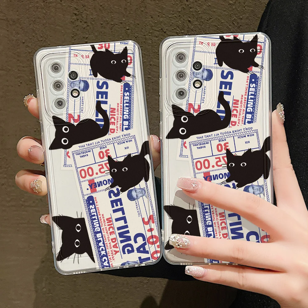 Floral Cat Design Phone Case