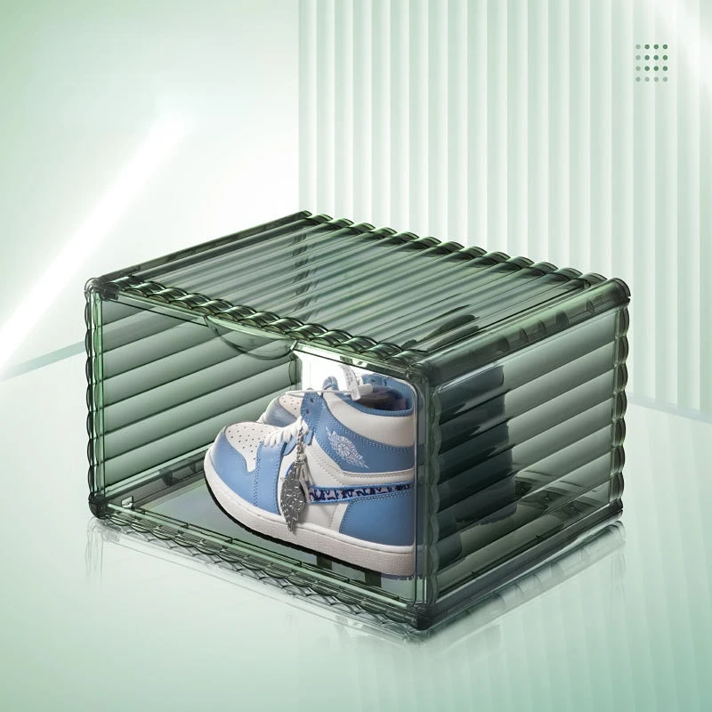 

Thickened Shoe Box Storage Box Transparent Shoes Shoe Cabinet Artifact Shoes Dustproof Storage Sorting Box Simple Acrylic