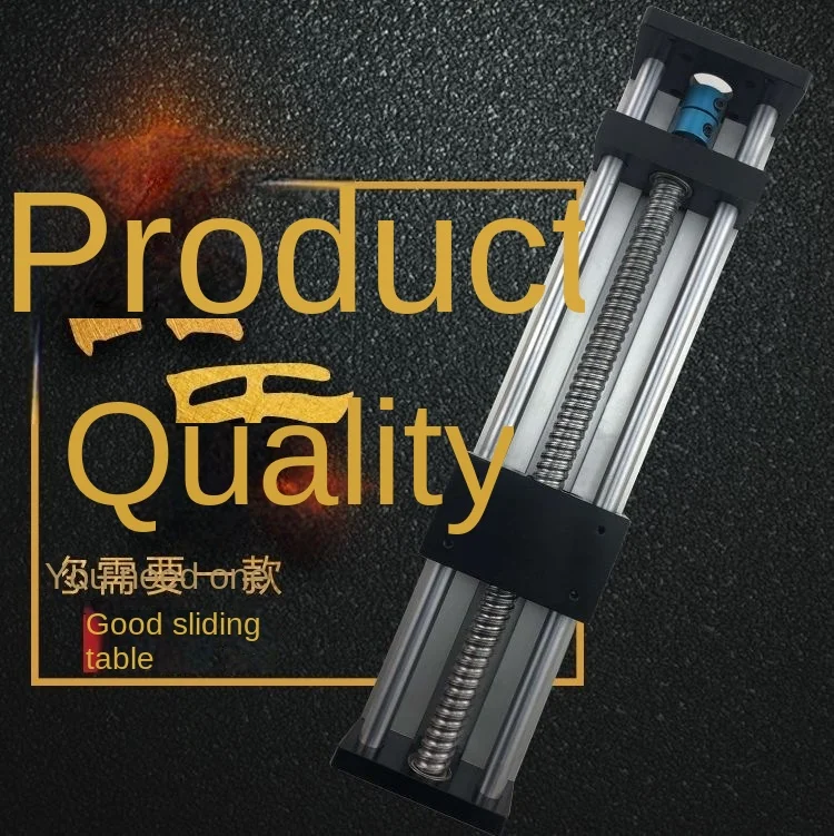 Description Picture 3 of itemDouble Optical Axis Ball Screw Sliding Table Precision Module without 42/57 Motor Cross Linear Guide Table