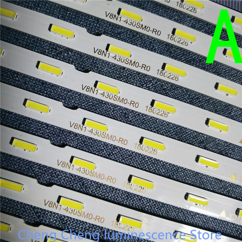LED Backlight Strip for UE43NU7100 43NU7100 UE43UN7020 V8N1-430SM0-R0 LM41-00606A UE43NU7199 UE43NU7195 BN96-45954A BN61-15482A led lights