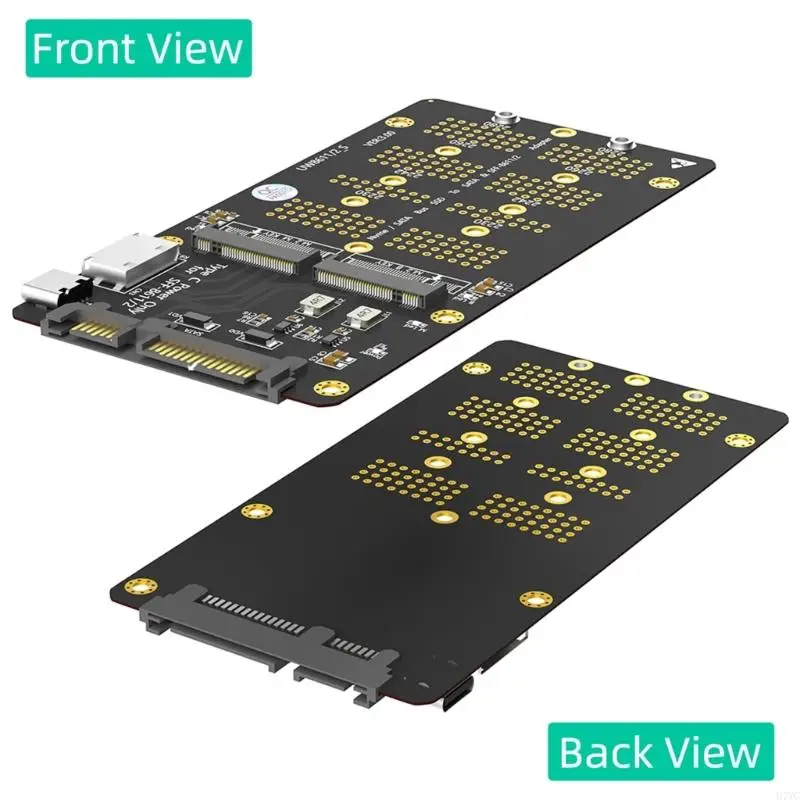 D7YC M.2 SATA3 to SATA3 and M.2 NVME to SFF-8611 Interfaces Conversion Card for PC