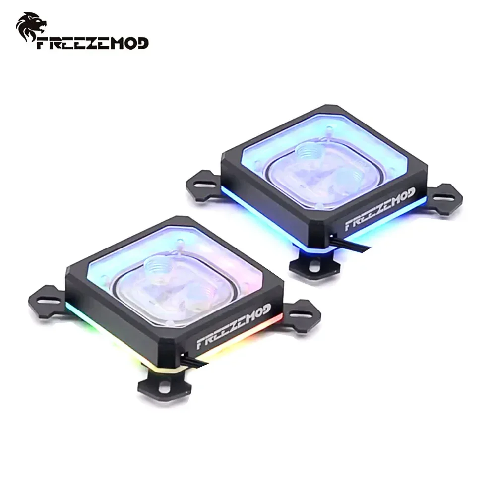 Zemod-copper Cpu Water Block para Processador de Computador Refrigerador para Intel Lga 1700 1200 1156 1155 1151 1150 5v Aura Sync