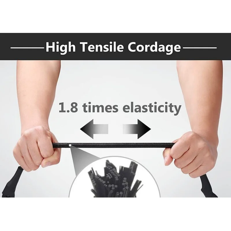 Heavy Duty Bungee Cord Elastic Tie Strap String Carabiner Hooks Kayak Cycling Luggage Packing Ropes Camping Accessories