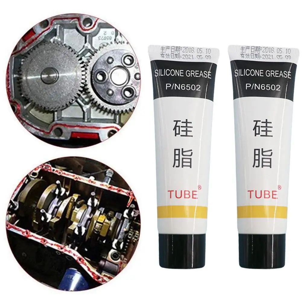 2pcs 50g Silicone Grease Lubricant Home Improvement Hardware Food Grade Silicone Fat O Lubrication Coffee Machine Lubricant silicone grease lubricant silicone grease grease lubricant