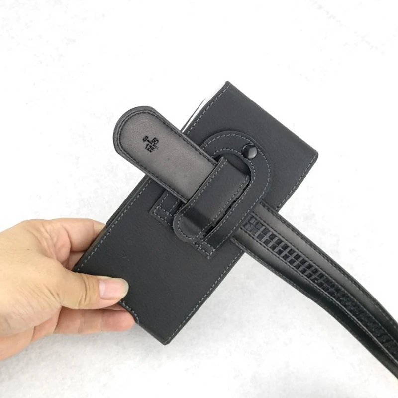 Leather Phone Holster Waist Bag for Men