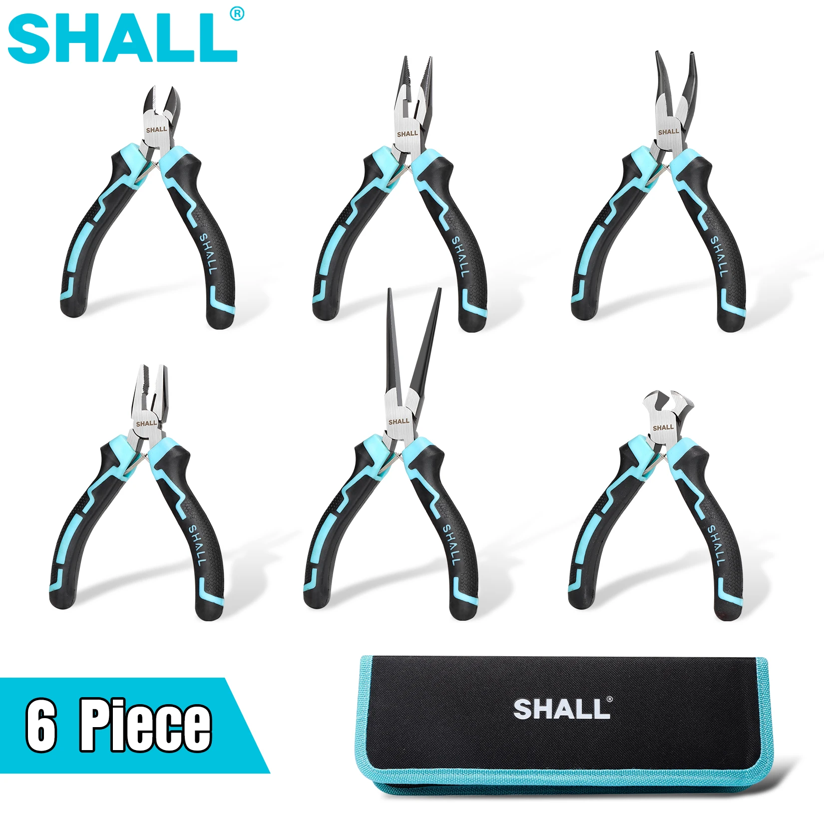 6 Piece Mini Pliers Set