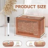 Retro Money Box Magic Japanese Piggy Bank with Counter Coin Boxes Wooden Children Piggy Banks Budget to Save Money Savings Goal 5