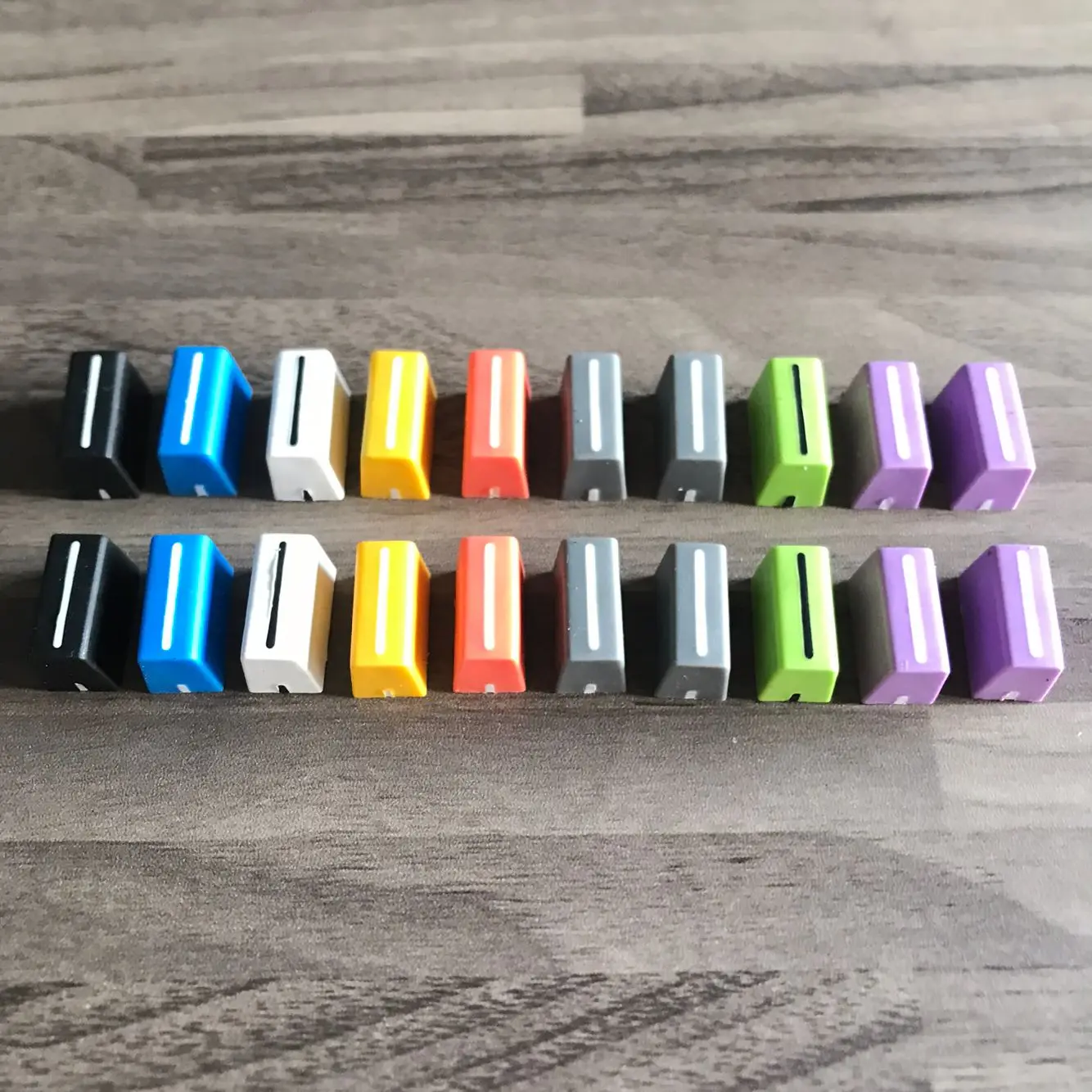 20pcs/lot New Channel Crossfader Fader Knob Cap For RANE 56 57 61 62 64 68 COLORFUL chose you want the color