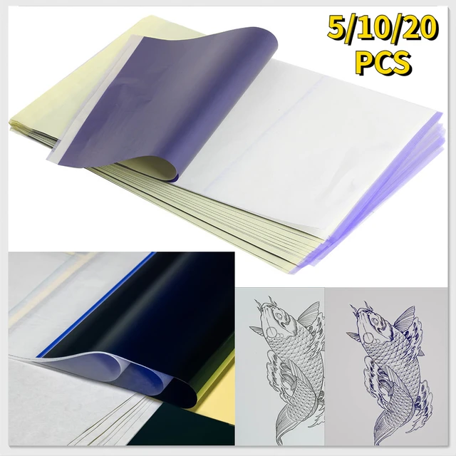 100 Sheets Purple Carbon Sheet Tattoo Transfer Paper A4 Size Thermal  Stencil Carbon Copier Spirit Stencil Tattoo Stencils - AliExpress