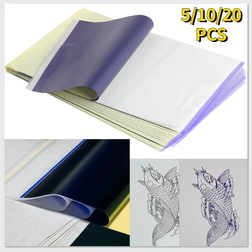 10/30/50/100pcs Tattoo Transfer Papers A4 Size Thermal Copier Stencil Tattoo  Printer Paper 4 Layers Anesthetic Tattoo Supplies - AliExpress
