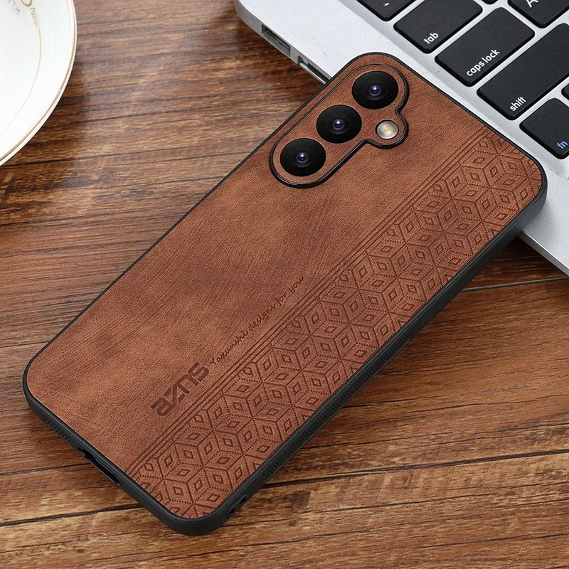 Luxury PU Leather Shockproof Phone Case - Soft Bumper Coque Design
