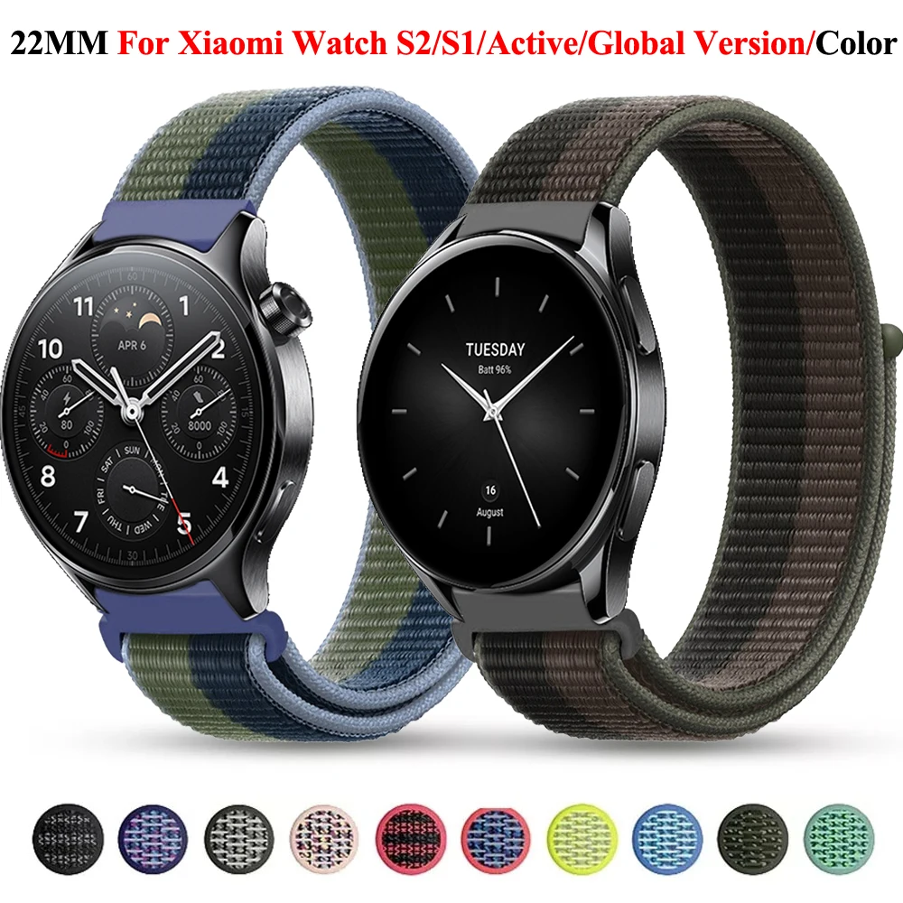 

Ремешок силиконовый для Xiaomi Mi Watch S2 42 46, сменный Браслет для Mi Sport S1 Active/Pro Mibro Air Correa, 22 мм