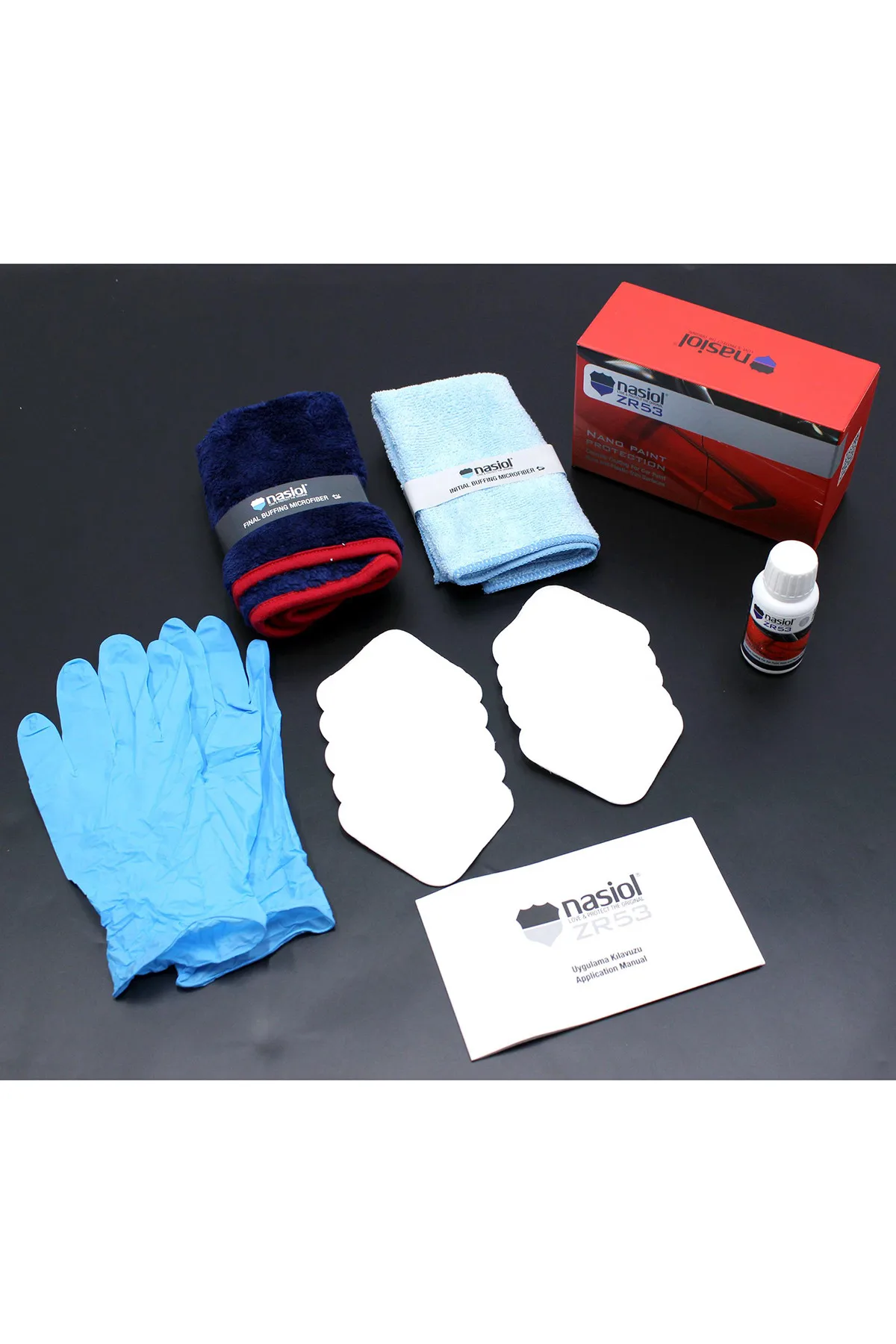 Confezione Da 3 Pezzi Nasiol Zr53 Nano Ceramic Paint Protection Plated Ankara 09 C088 + Meguiars Bag Gift + Sonax Ff 306 Polish