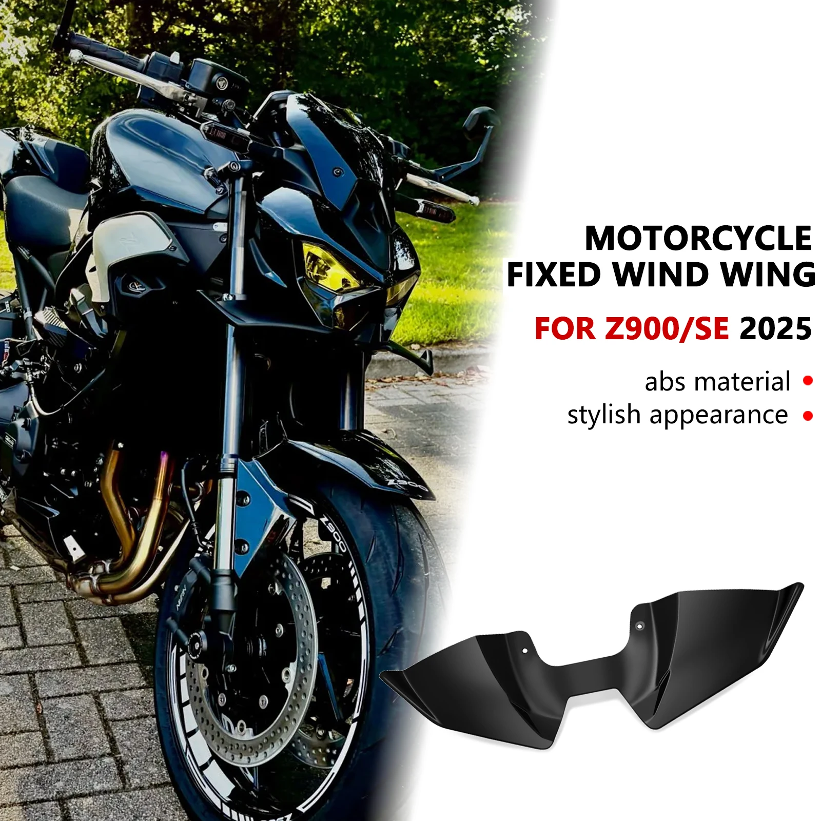 Motorcycle Downforce Naked Frontal Spoilers Winglet Aerodynamic Wing ...