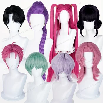 Saja Boys Baby Rumi Mira Zoey Abby Jinu Mystery Romance Cosplay Synthetic Wig Men Women Hair  Anime Heat Resistant Wigs 1