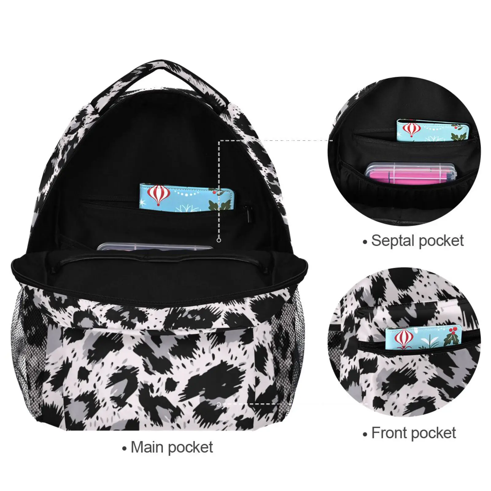 2022 Fashion School Bag For Teenage Girls Waterproof Children Leopard Bookbags For College High school students Kids Backpacks