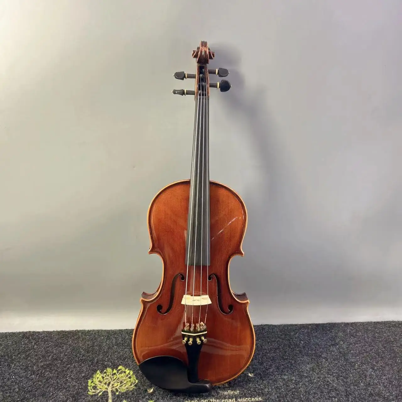 Professional Flame Maple Solid Wood Spruce Viola 16 Inch