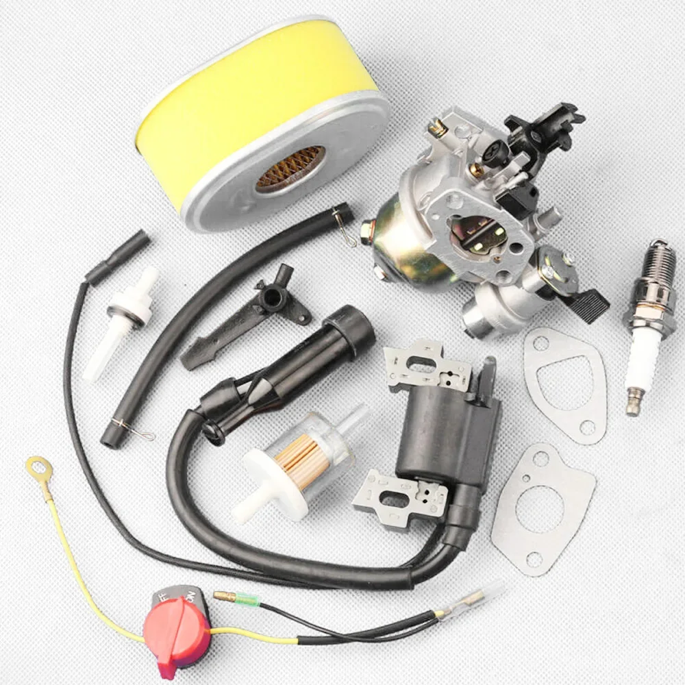 

Air Filter Ignition Coil Kit For Honda GX110 GX120 4HP Engine Carburetor