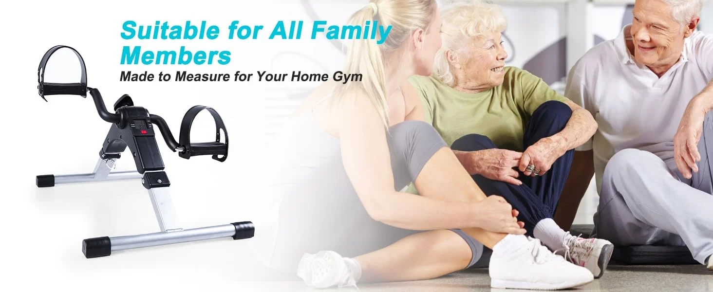 Čvrsti pedali i okvir mini sobnog bicikla