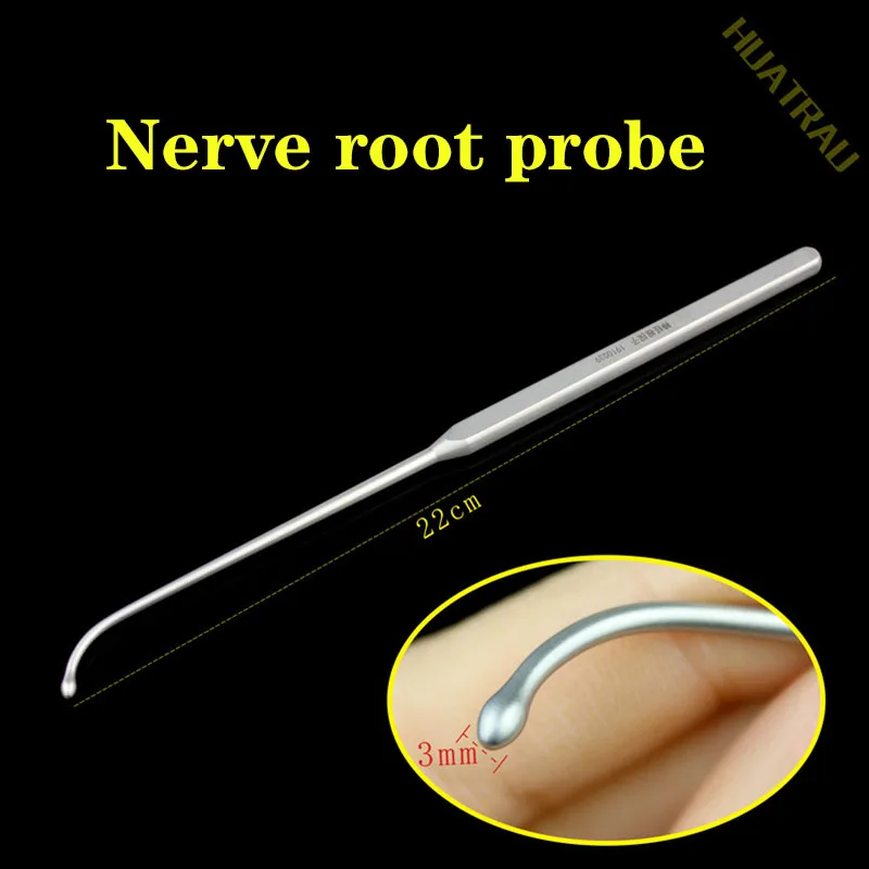 

Nerve root probe spinal nerve probe orthopedic instruments medical lumbar pedicle probe lumbar vertebra neurosurgery trial tool