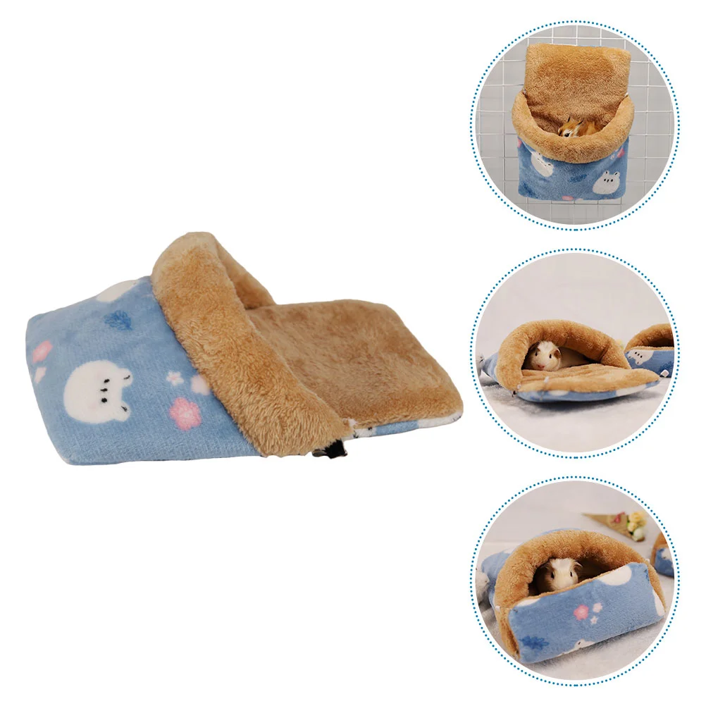

Pig Cotton Nest Guinea Lovely Hamster Bed Keep Warm Warmth Pouch Fabric Toy Sleeping Bag