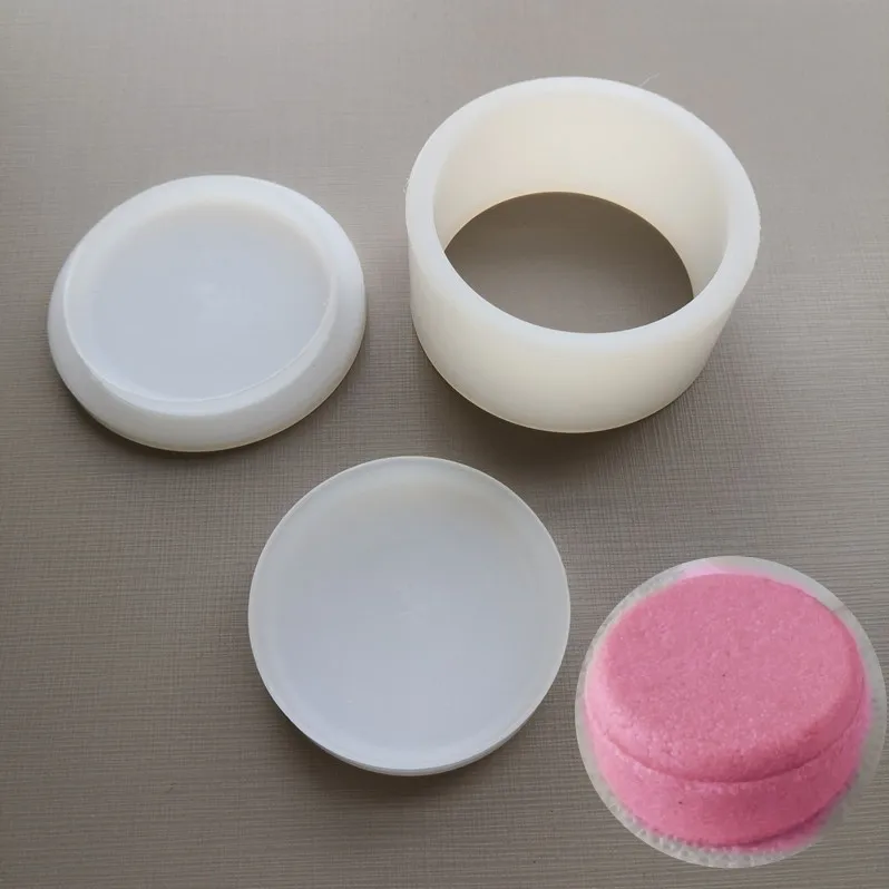 plastic round solid shampoo press bar mold 2.5inch 6.35CM diameter max  volume 95g bath bomb mold - AliExpress