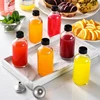12PCS 60ml Small Glass Bottles With Airtight Lids Clear Sample Boston Bottle/Vials/Containers For Juice Ginger Shots Potion Oils 1