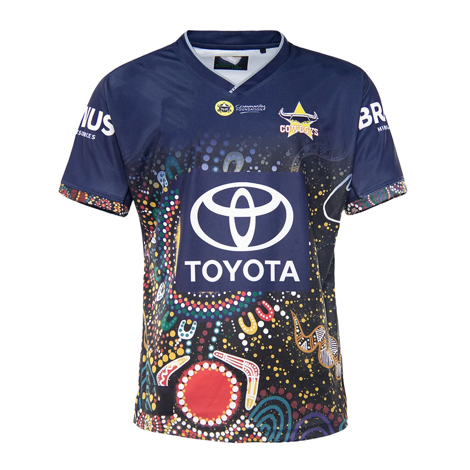 Rugby Jersey Sport Shirt Cowboys 2023 Indigenous Rugby Jersey Sport
