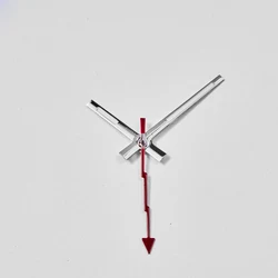 Luminous Green and Rose Gold Watch Hands - Elegant Accessory (Silver Red)