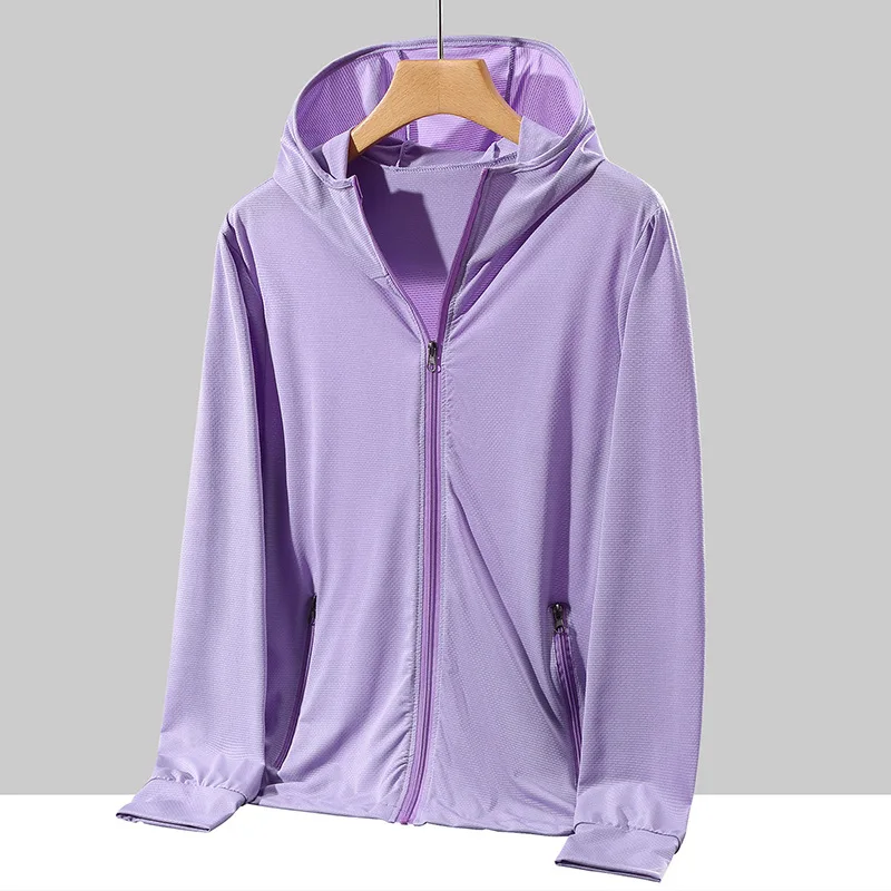 Summer Thin Sunscreen Jackets Women Hooded Quickdrying Upf 50
