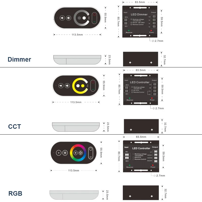 รูปสินค้า LED Strip ปรับความสว่างได้ รีโมทคอนโทรล โทนสีหลากหลาย