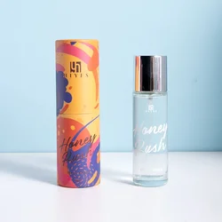Luxury Floral Fruity Perfume in Elegant Cylinder Gift Box - Long - Lasting Eau De Toilette (Honey Rush 30ml)