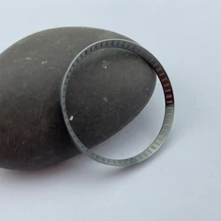 Premium Stainless Steel Watch Chapter Ring with Marker (Brushed Gun)