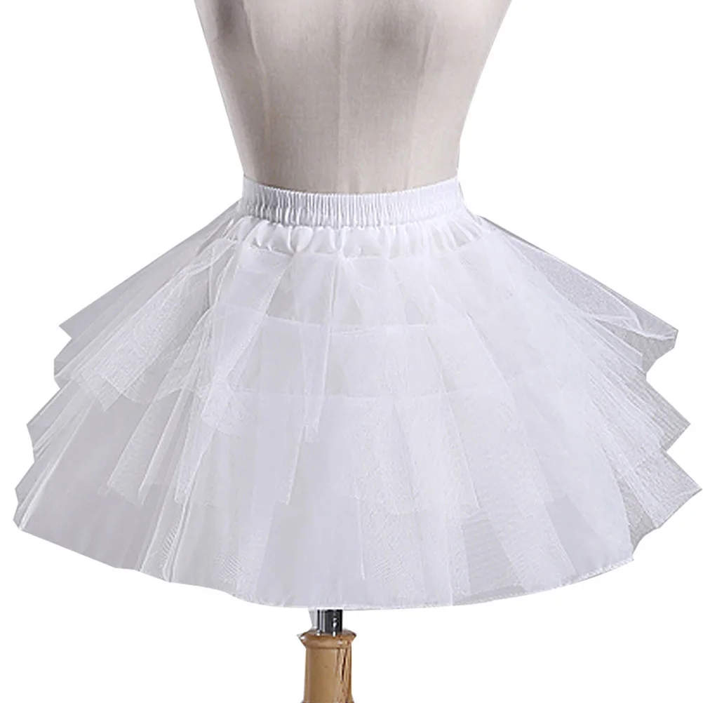 Tulle Underskirt for Women Pannier Ball Gowns Formal White Wedding Dress