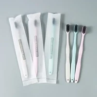 Articles de toilette jetables pour hôtel B & B, ensemble de dentifrice pour brosse à dents jetable, hospitalité domestique, fabricants en gros 100 pièces 5