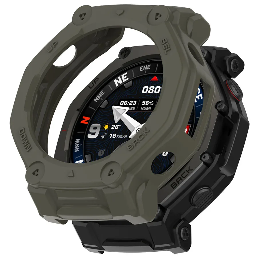 Durable Soft TPU Smart Watch Protective Shell Frame and Bumper Cover