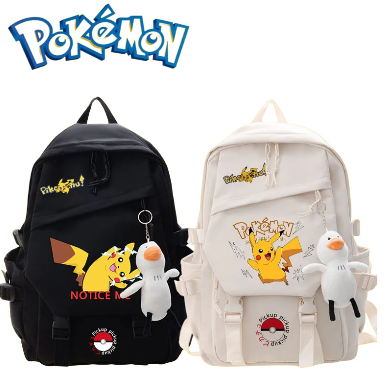 

Pokemon cute Pikachu anime cartoon schoolbag male and female primary school students large-capacity backpack lightweight trendy