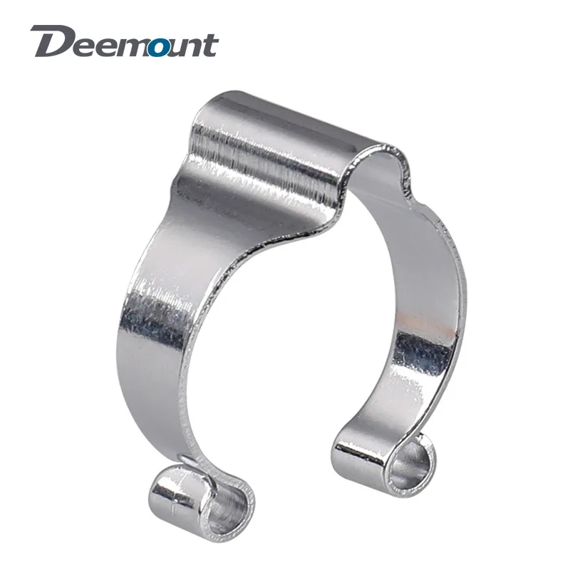Bicycle Parts Brake Cable Housing Fixed Clamp Electro-plated Derailleur Shifter Cable Hose Guide C-clip 25.4/28.6/29.7/31.8mm Tube Fit