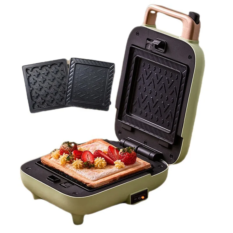 Bear Electric Sandwich Makers 2 in 1 Waffle Maker Household 220V Toaster/Donut Baking 600W Multifunction Breakfast Machine