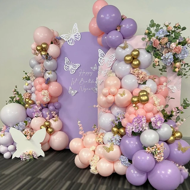 Ballons d’anniversaire avec nombre « 18 » 35 cm violet