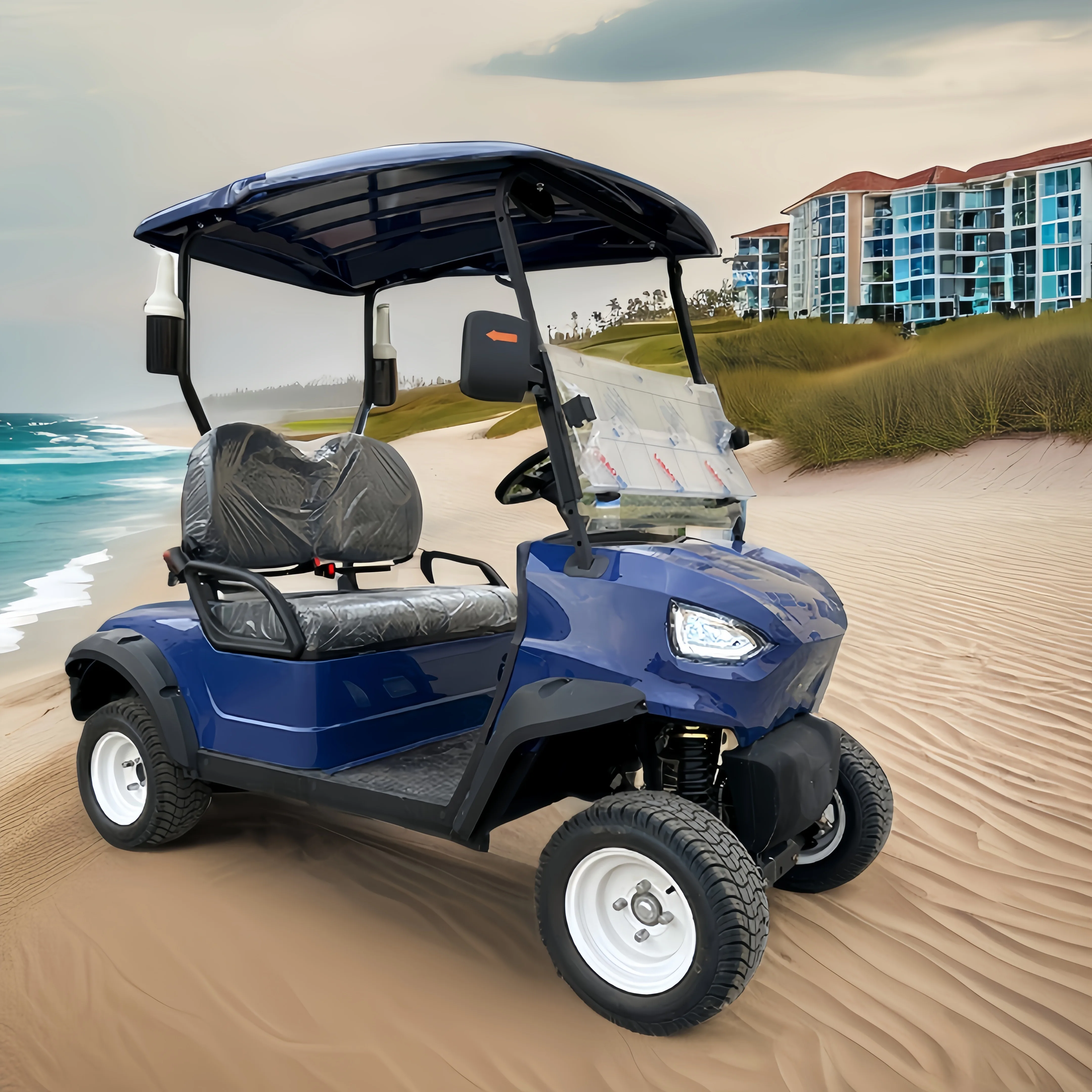 48v golf cart battery 6 seater electric golf cart street legal adult car for sale