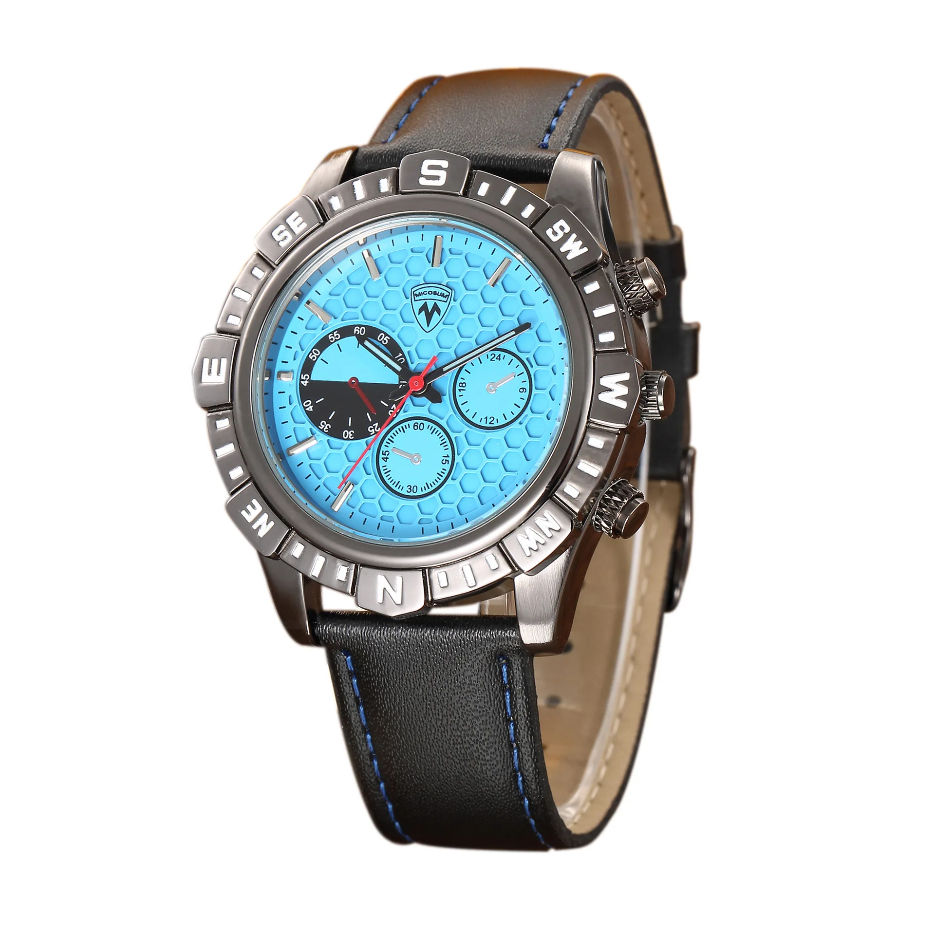 

2023 Spring Multifunctional Chronograph Men's Fashion Sports Waterproof Men's Watch Men's Quartz Watch Top Brand High End