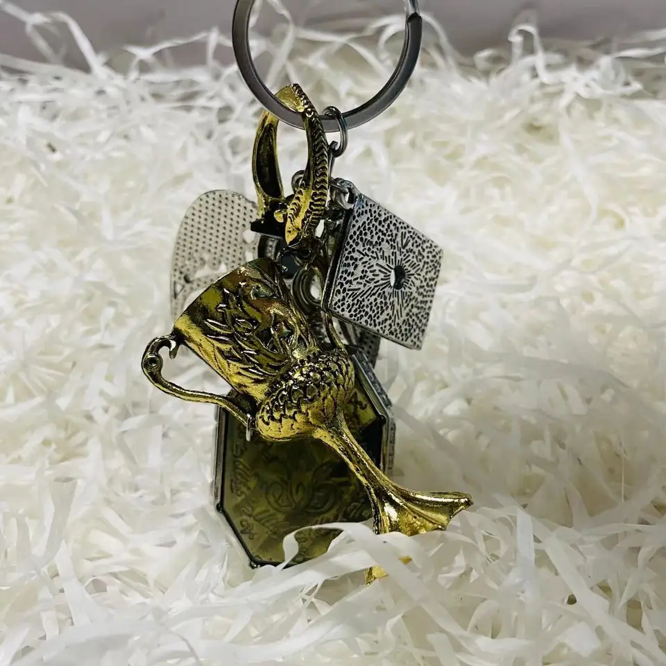 Horcrux Combination Keychain Locket Cup Eagle Diary Rings Pendant