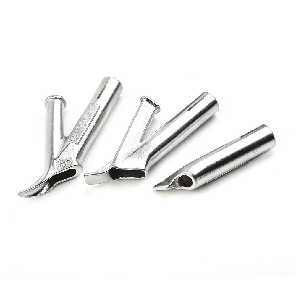 

4Pcs 5mm Titanium Alloy Round Nozzle+Round & Triangular Speed Welding Nozzle+Tacking Nozzle For Welding PVC Sheet Welding