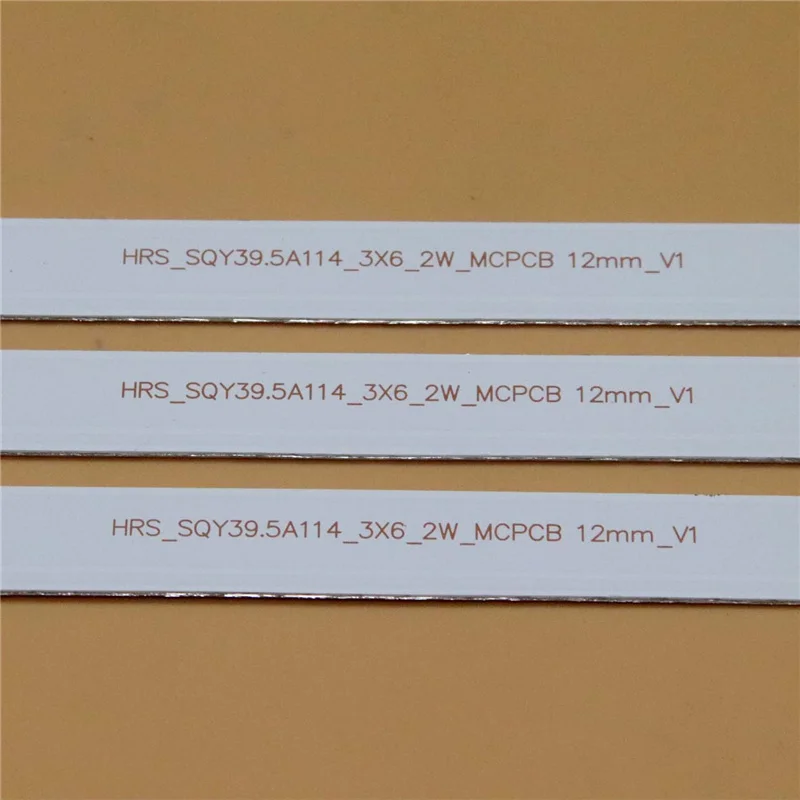 QBell용 TV LED 레인 바, 백라이트 스트립 키트, RCA RT4038 용 밴드, QT40X03, 12 mm_V1, 3 개/세트, 신제품