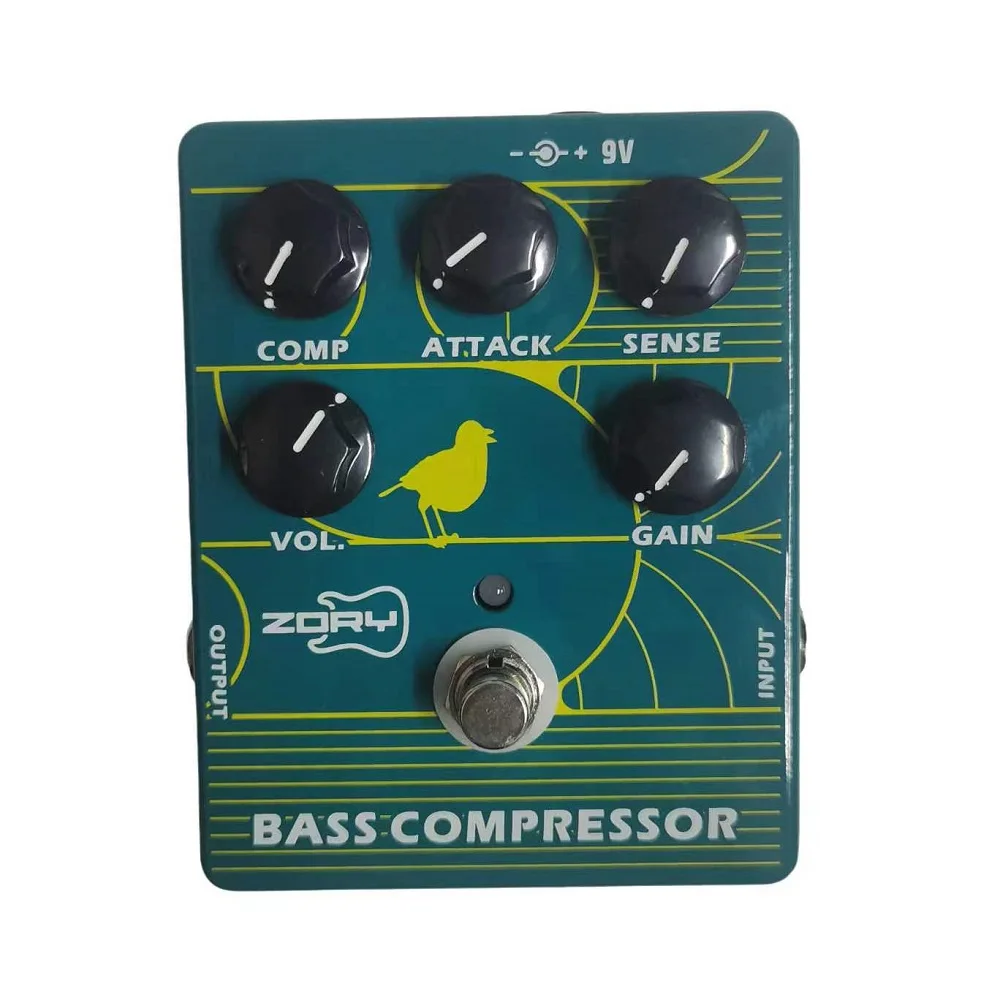 

ZORY Pressure Point Bass Compressor Guitar Effect Pedal Guitar Accessories True Bypass Guitar Parts