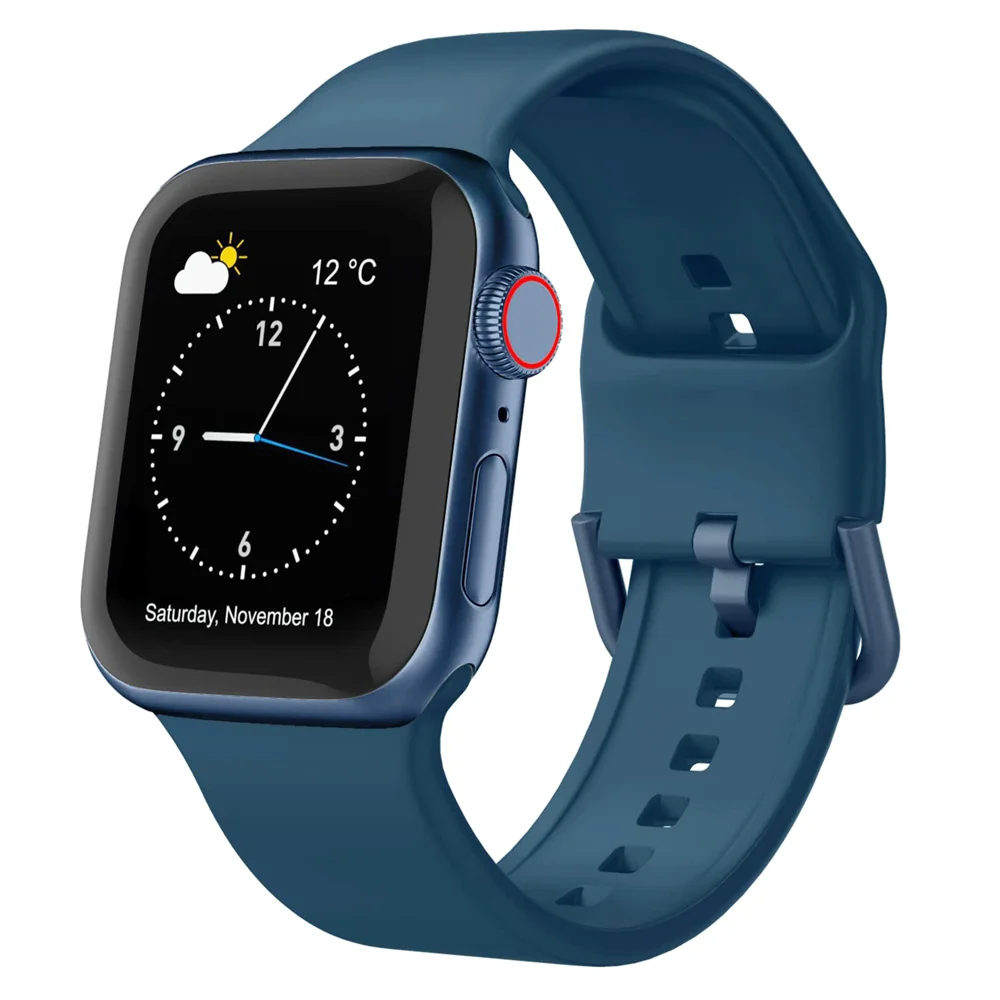 ตัวเลือกสินค้า สายซิลิโคนสปอร์ตสำหรับ Apple Watch หลายขนาด