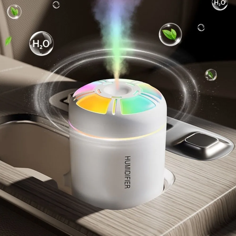 보습 180ML 차량용 미니 아로마 디퓨저 USB 미스트 메이커 에센셜 오일 정화기 LED 휴대용 가습기 침실용
