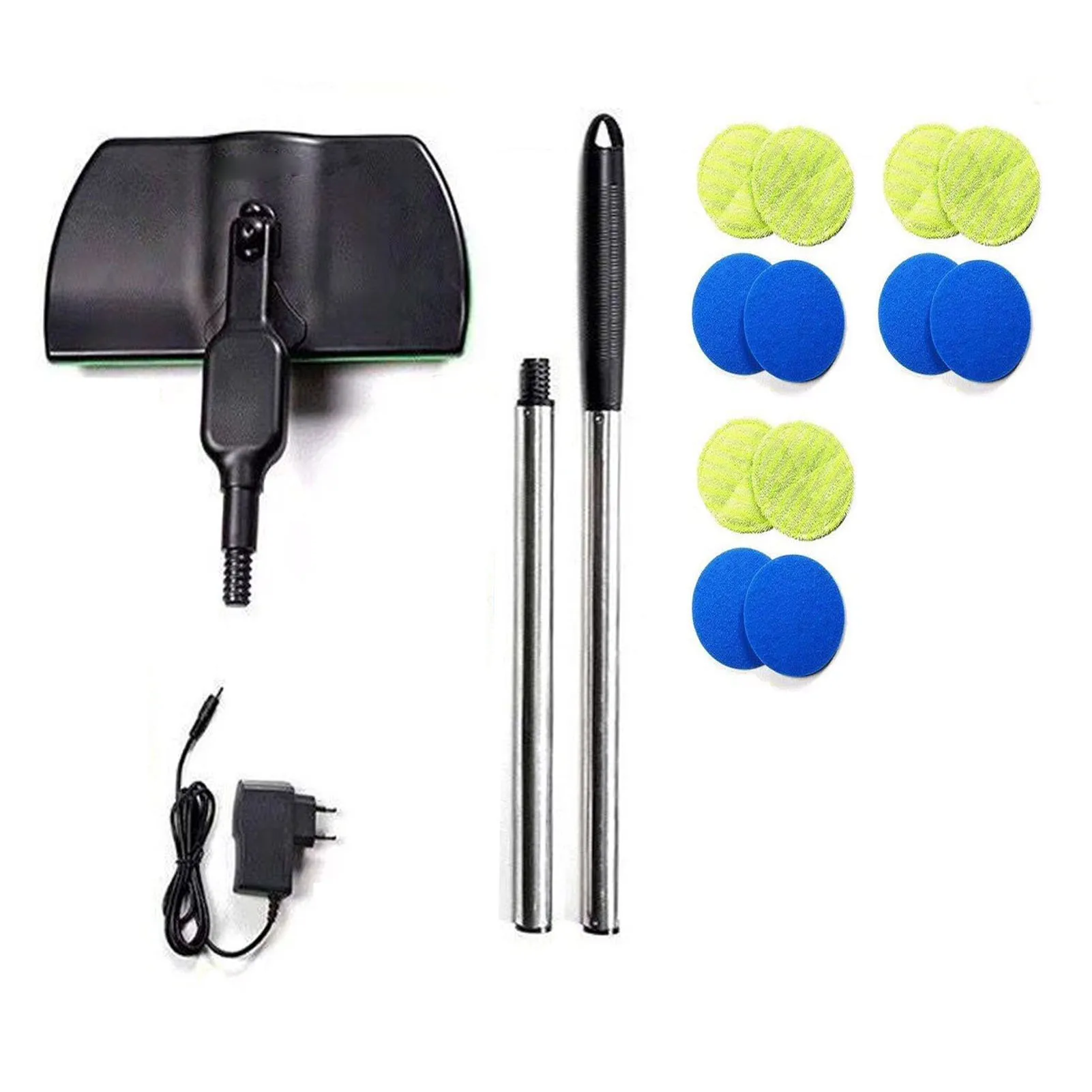 ممسحة دوارة لاسلكية مع بطارية ، محمولة باليد ، قاب...